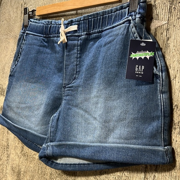 NWT GAP girls denim shorts fantastiflex size XL - Picture 2 of 7